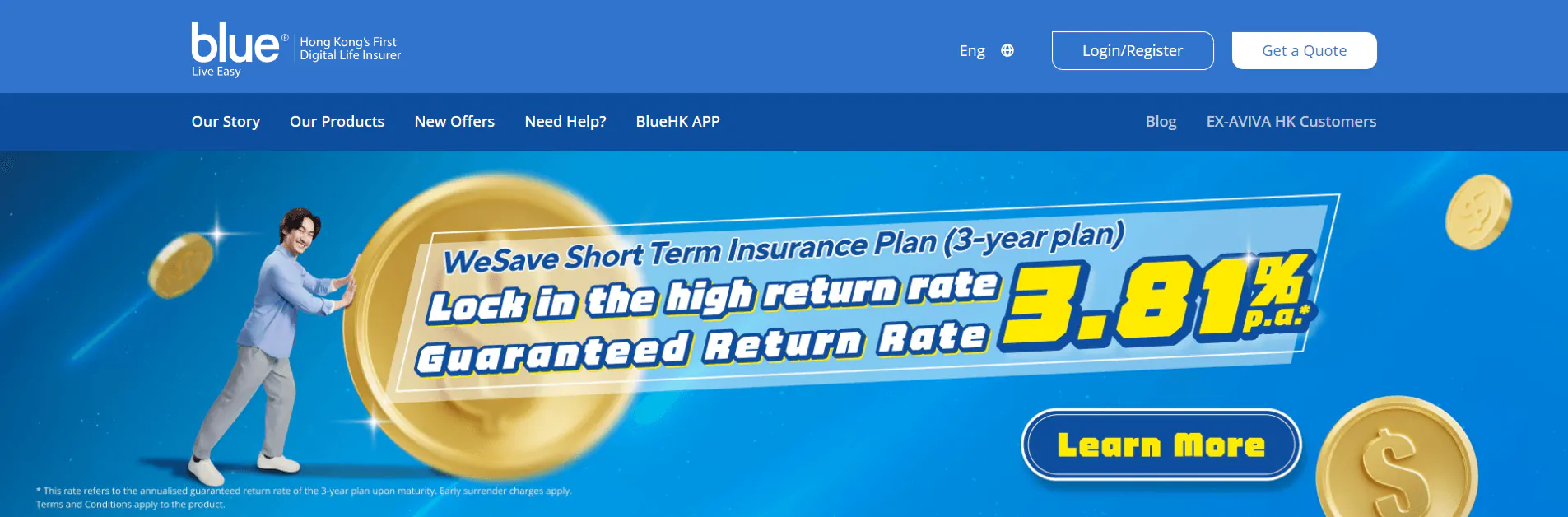 Blue Insurance: lanzamiento digital en Hong Kong | TheRedScroll