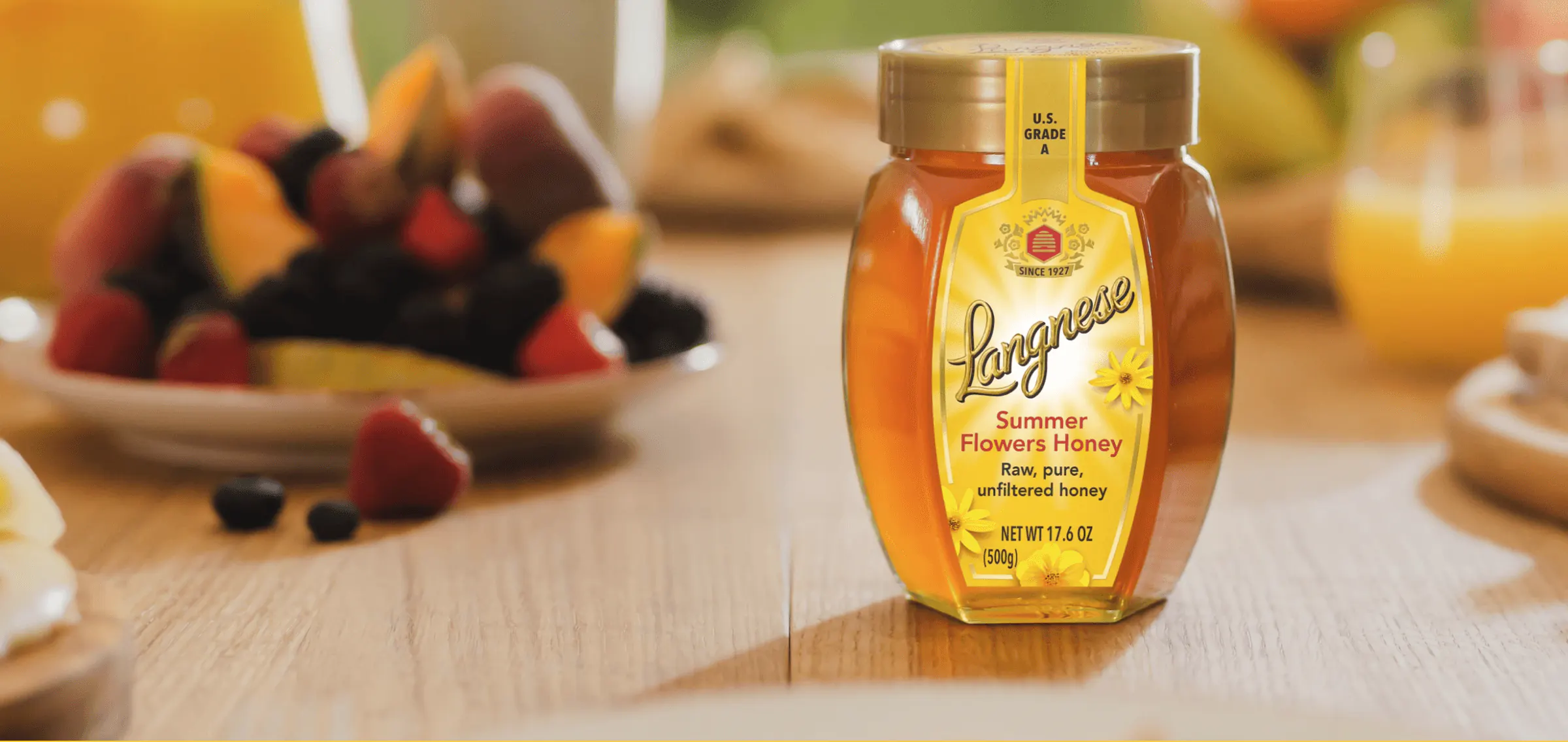 Langnese honey product range for China