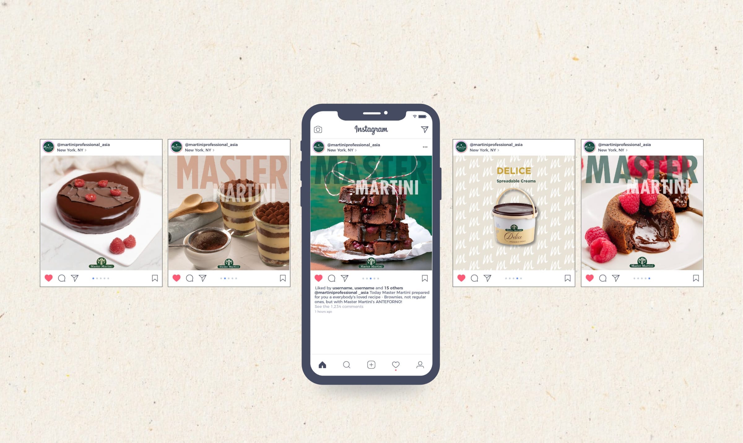 Master Martini recipe content and chef demonstrations across Asian markets