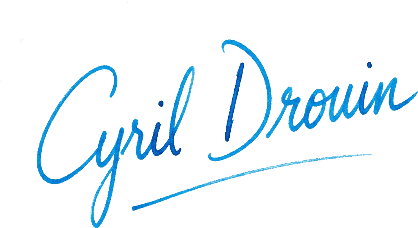 Cyril Drouin signature