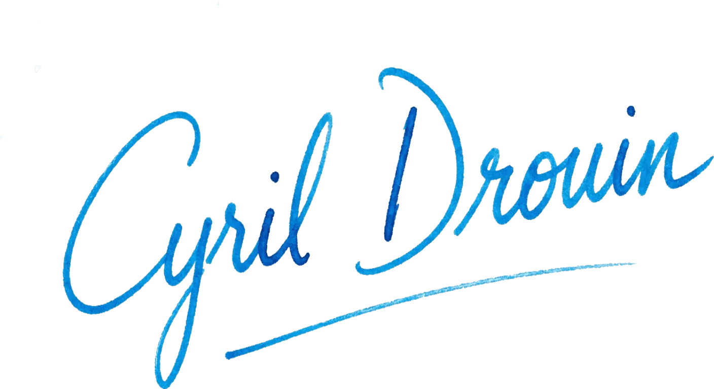 Cyril Drouin signature